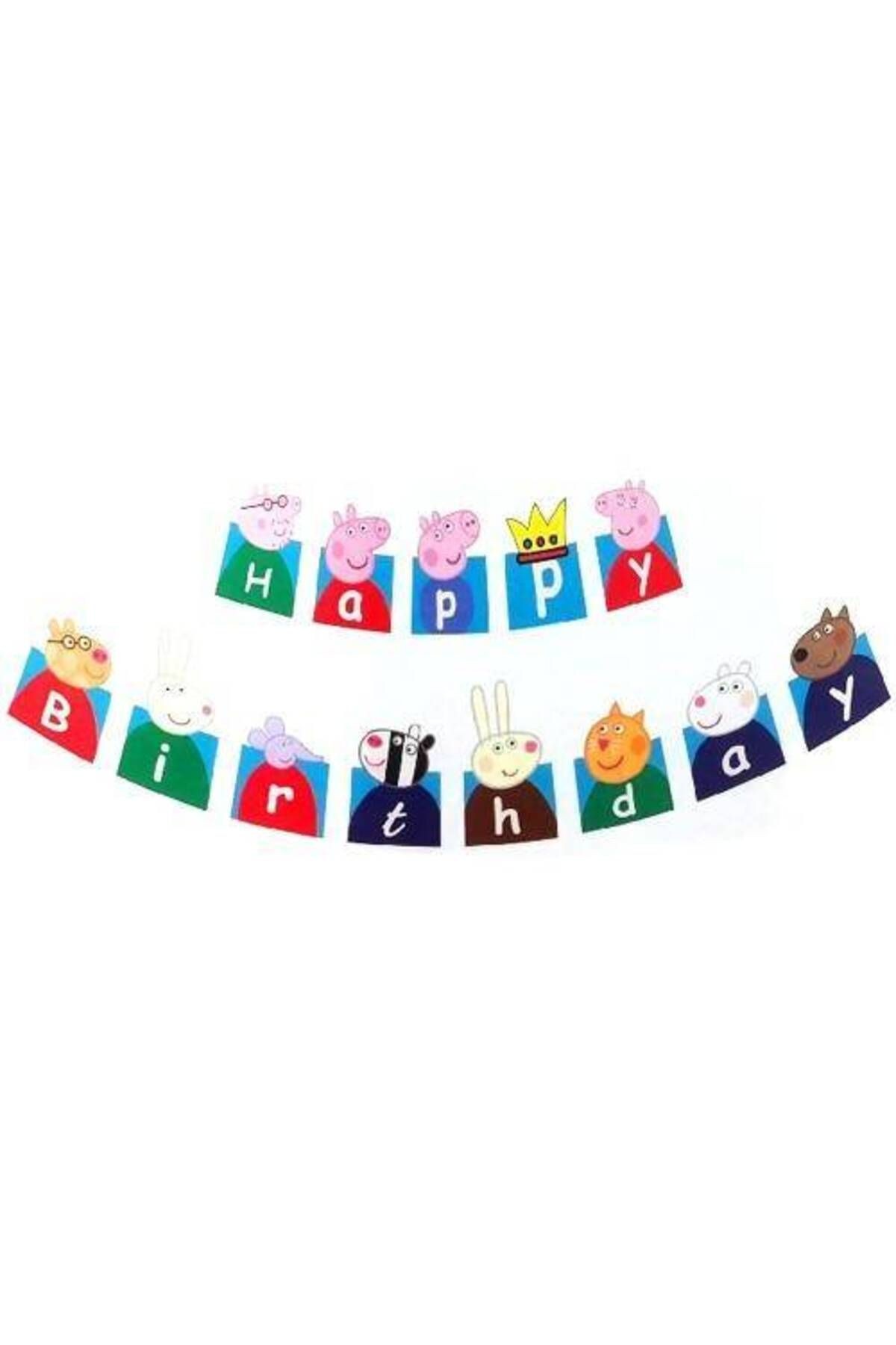 Peppa Pig Happy Birthday Yazısı