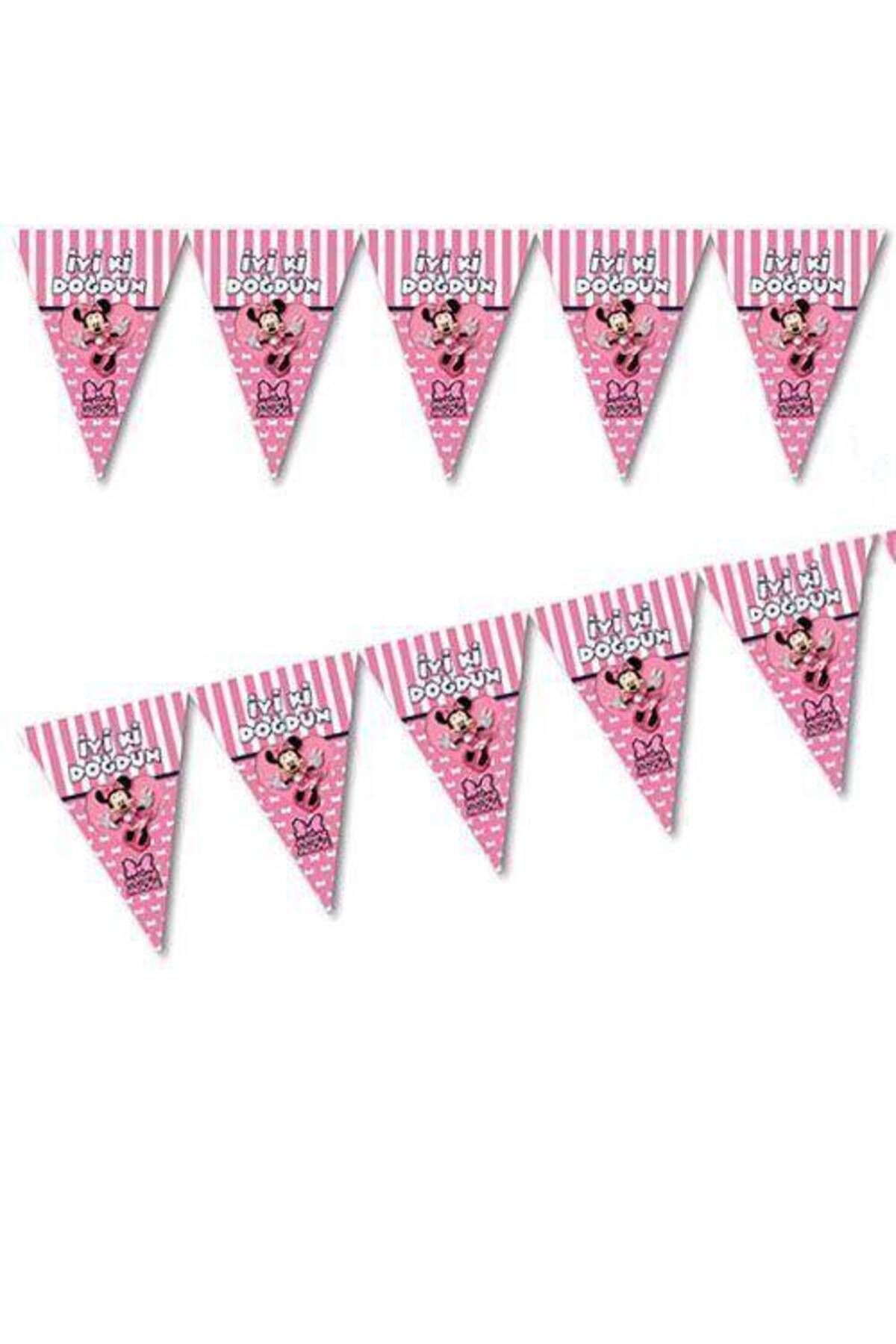 Minnie Mouse Bayrak Süs (2 metre)