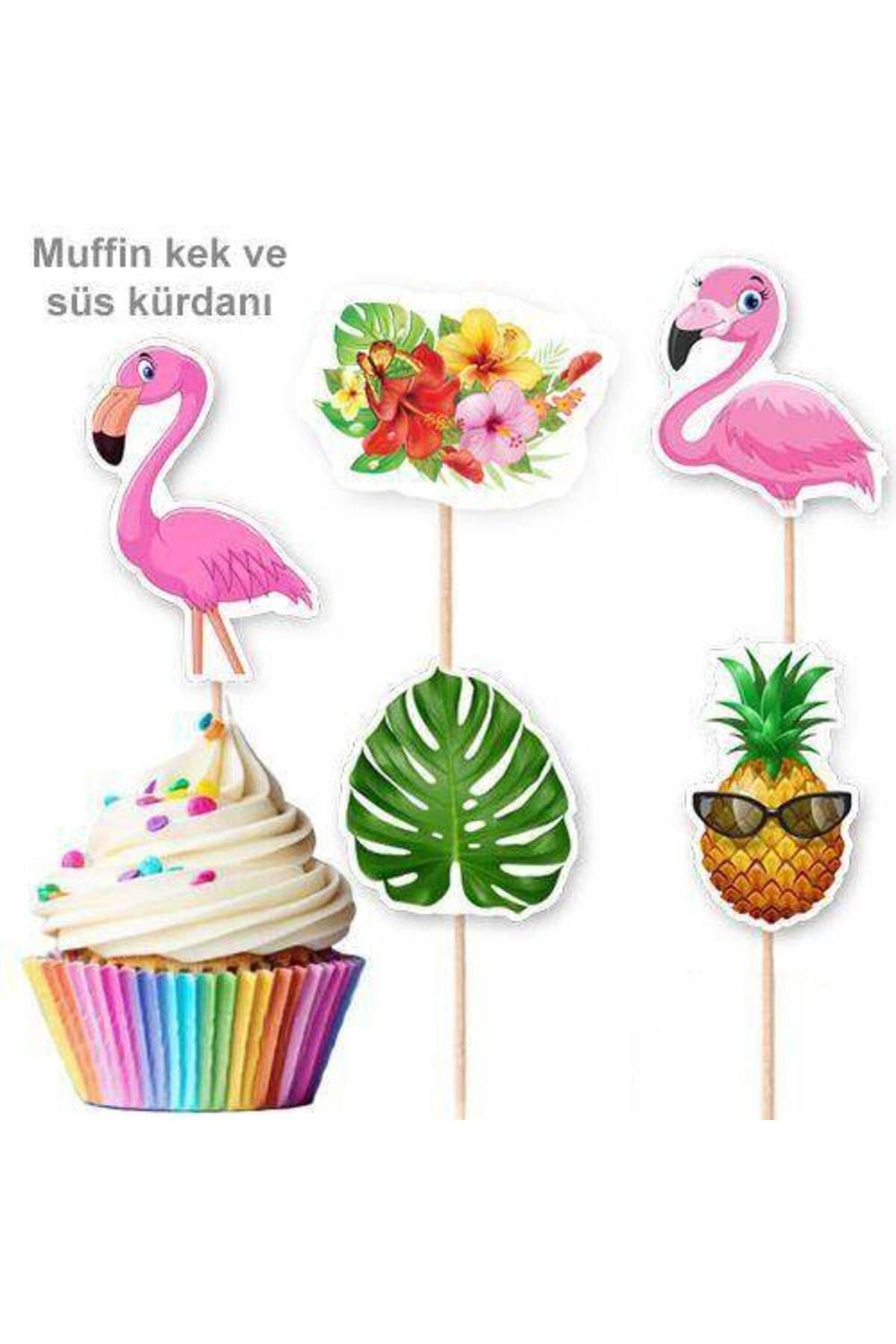 Flamingo Şekilli Kürdan (10 Adet)
