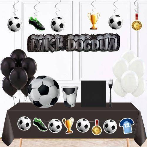 Futbol Doğum Günü Parti Seti 16 Kişilik