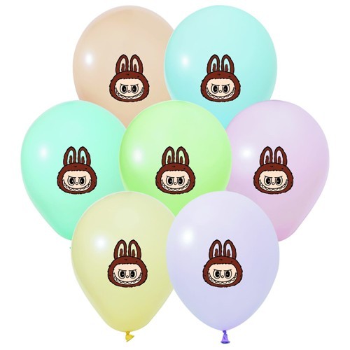 Labubu Baskılı Balon 10 Adet