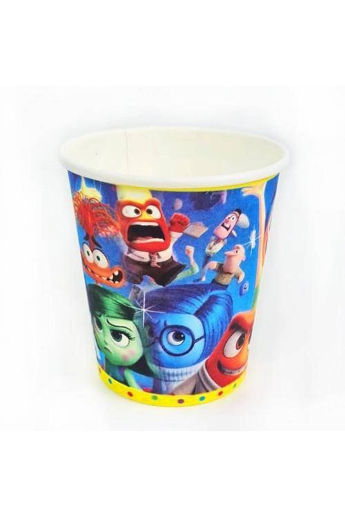 Ters Yüz (Inside Out) Karton Bardak 8 Adet
