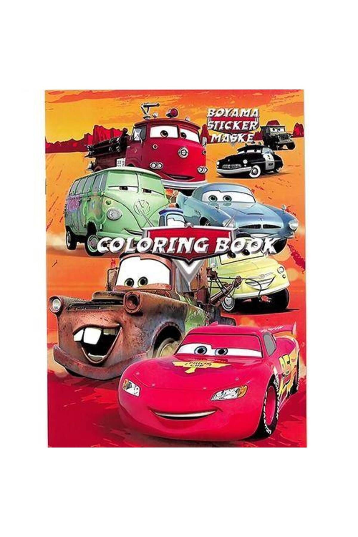Stickerlı Cars Boyama Kitabı (16 SAYFA)