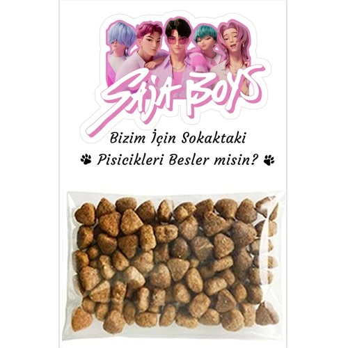 Saja Boys Hediyelik Kedi Maması 5 Adet