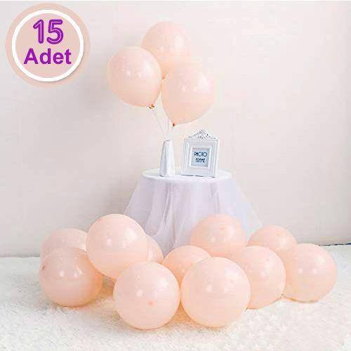 Makaron Balon Somon Rengi 15 Adet