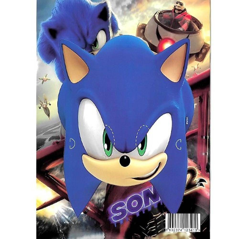 Sonic Boyama Kitabı Stickerlı (16 Sayfa)