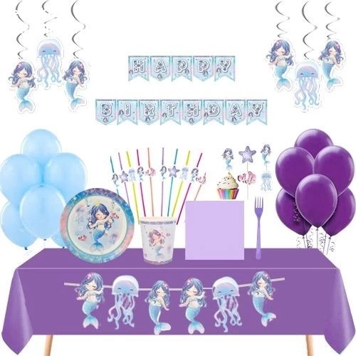 Deniz Kızı Little 24 Kişilik Parti Seti
