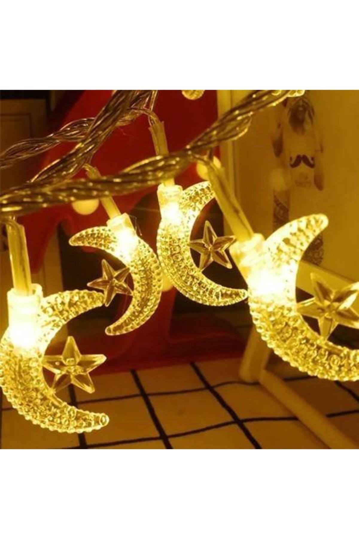 3 Metre Gün Işığı Renk Ay Yıldız Led Işık