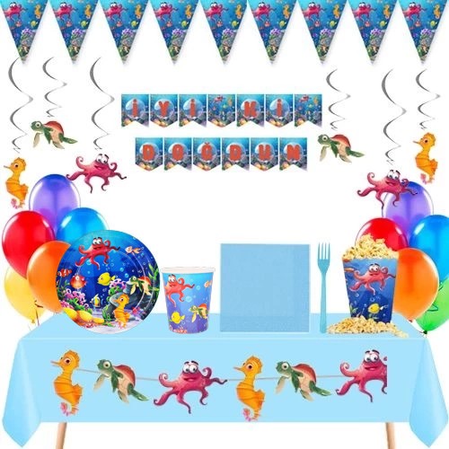 Deniz Canlıları 24 Kişilik Parti Seti