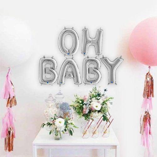 I - Harf Folyo Balon Gümüş (35 cm)