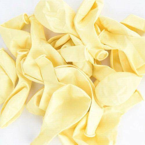 Makaron Balon Sarı 15 Adet