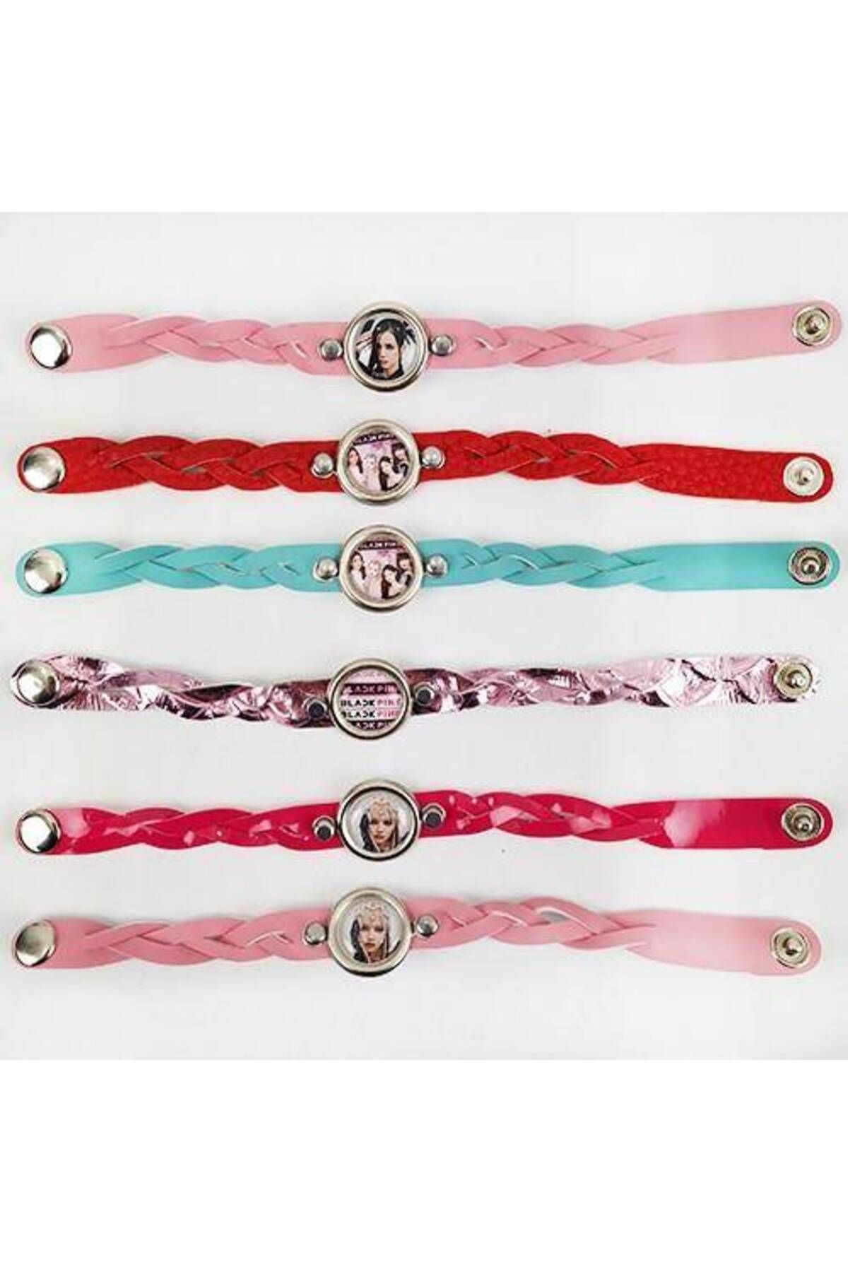 Black Pink Hediyelik Bileklik (6 Adet)