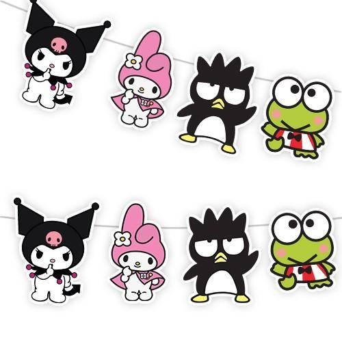 Kuromi Dekoratif Banner 160x18 cm