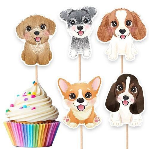 Sevimli Köpekler Pati 10'lu Şekilli Kürdan