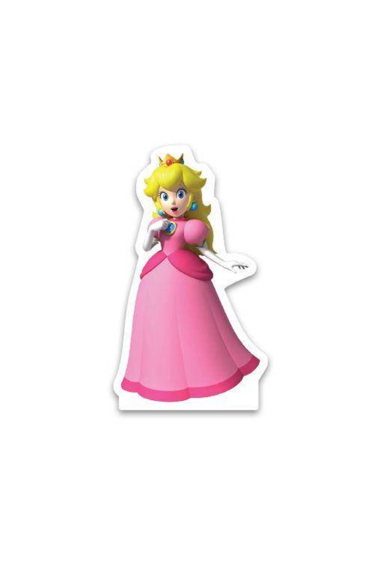 Süper Mario Peach Ayaklı Pano 34x20 Cm