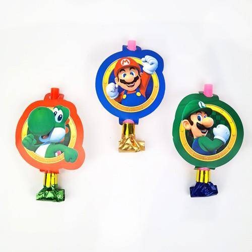 Super Mario Parti Düdüğü (6 Adet)