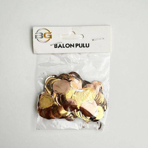 Metalik Balon Konfeti Gold 10 gr