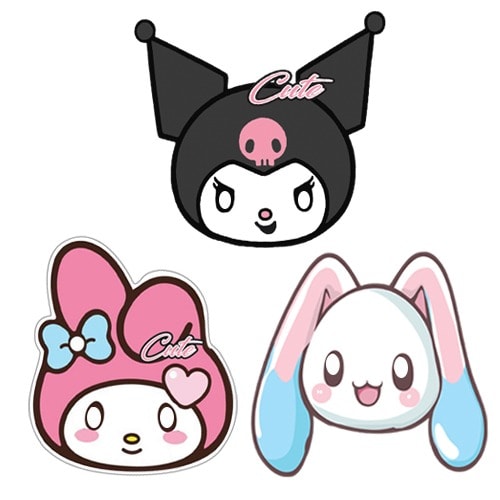 Kuromi 6'lı Kağıt Maske