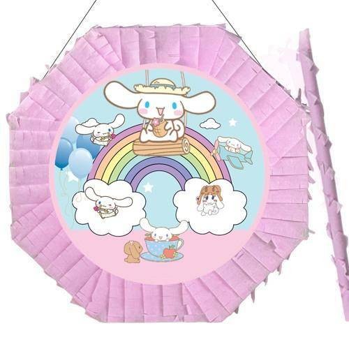 Kuromi Cinnamoroll Pinyata + Sopası