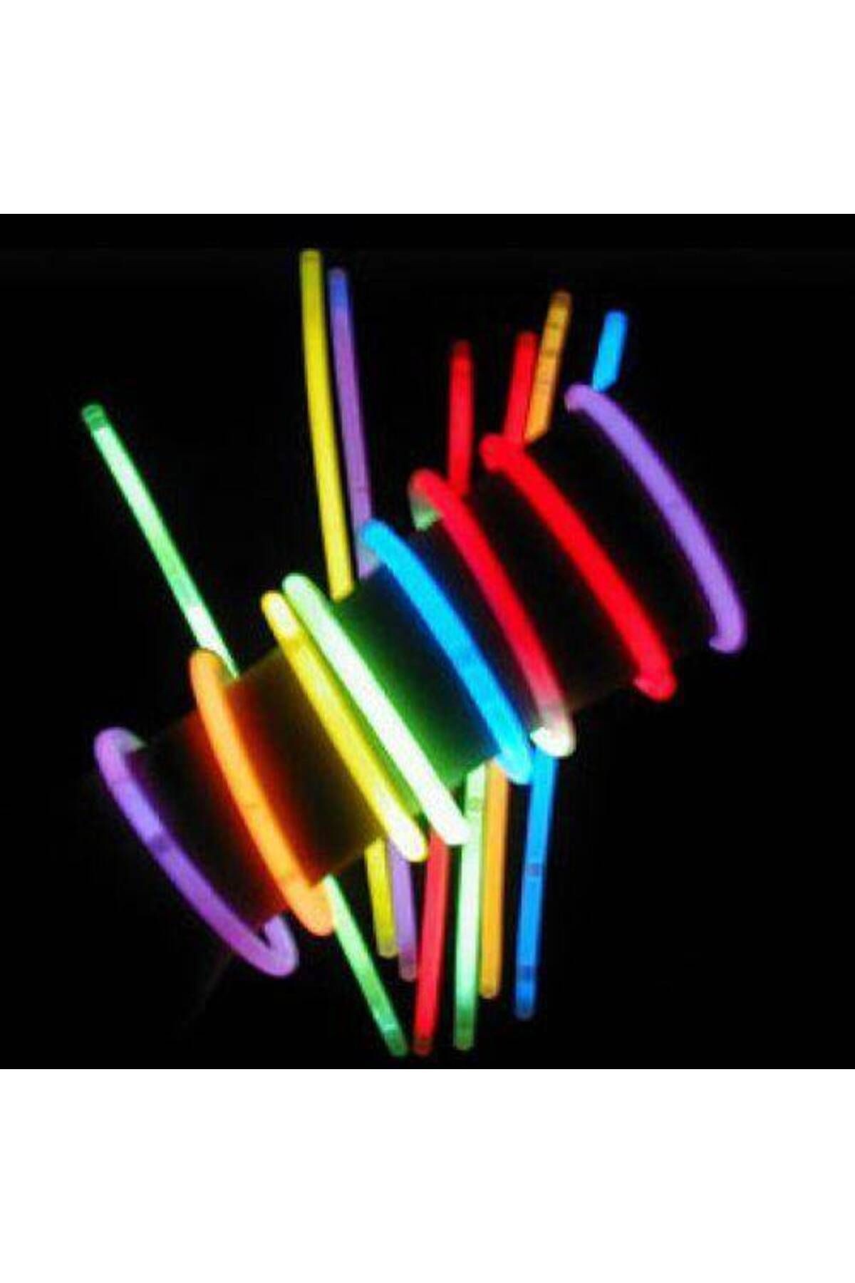 Işıklı Ve Fosforlu Neon Bileklik 50 Adet