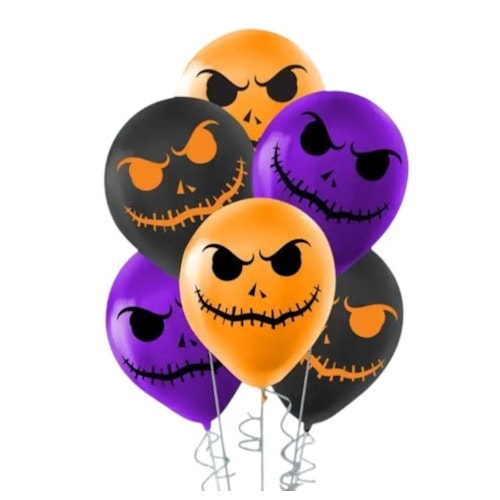 Halloween Cadılar Bayramı Baskılı Balon 10'lu