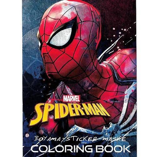 Spiderman Boyama Kitabı Sticker Hediyeli