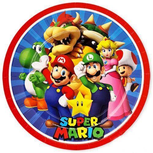 Süper Mario 8'li Karton Tabak