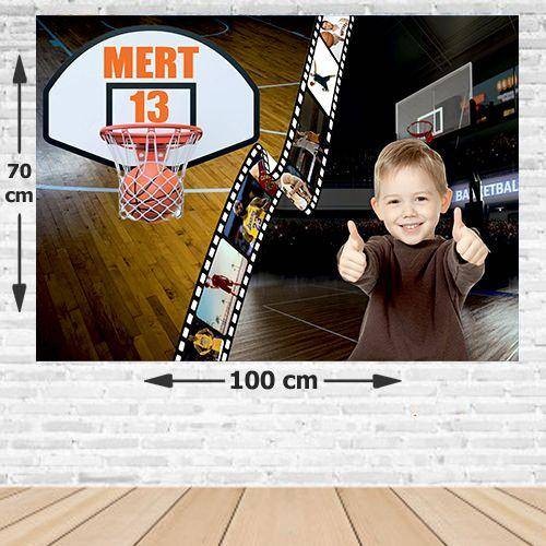 Basketbol Doğum Günü Parti Afişi 70*100 cm