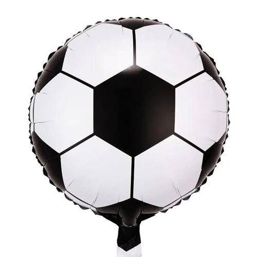 Siyah Beyaz Futbol Topu Folyo Balon (45 cm)