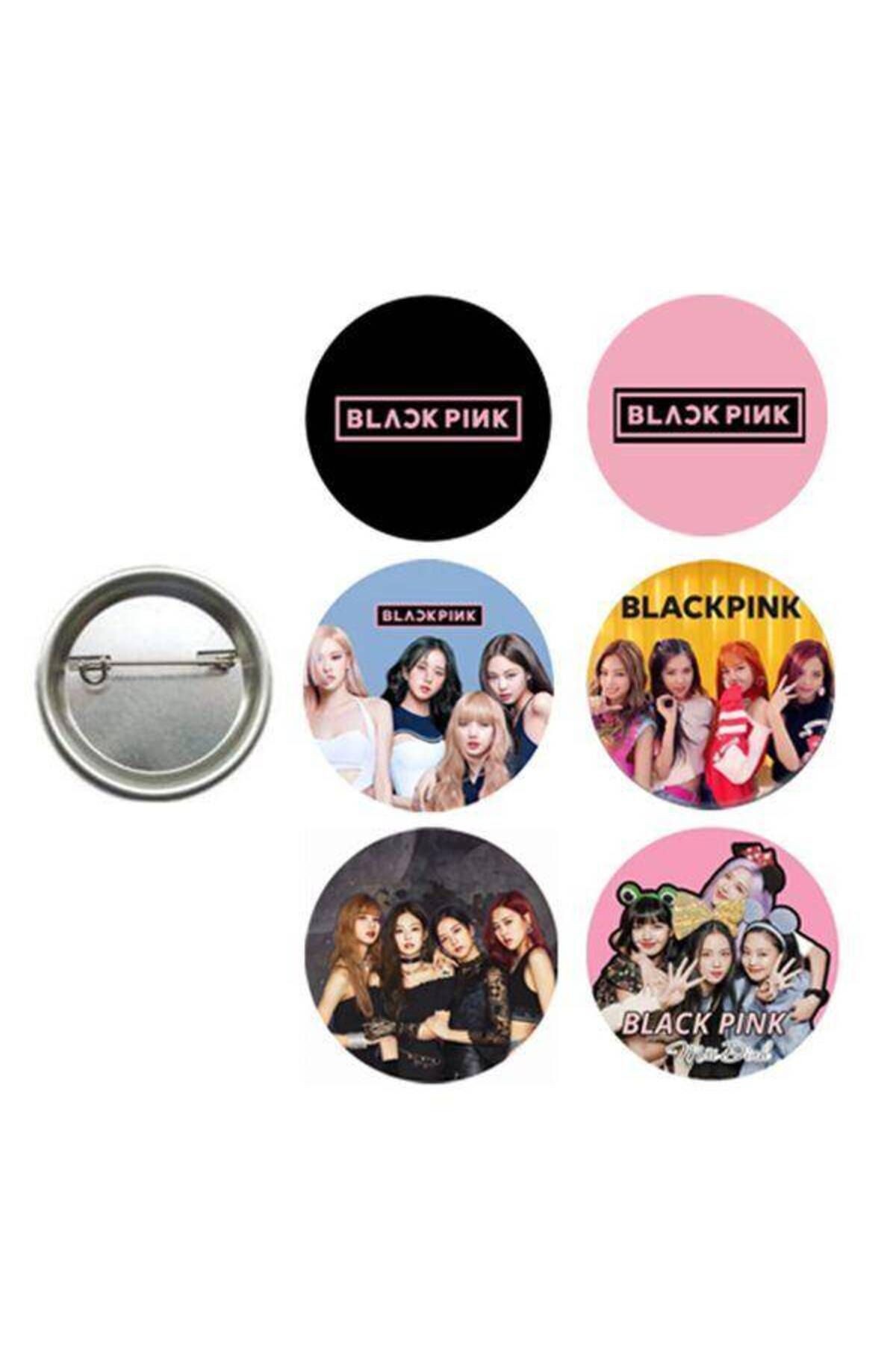 Black Pink Parti Rozeti 6 Adet