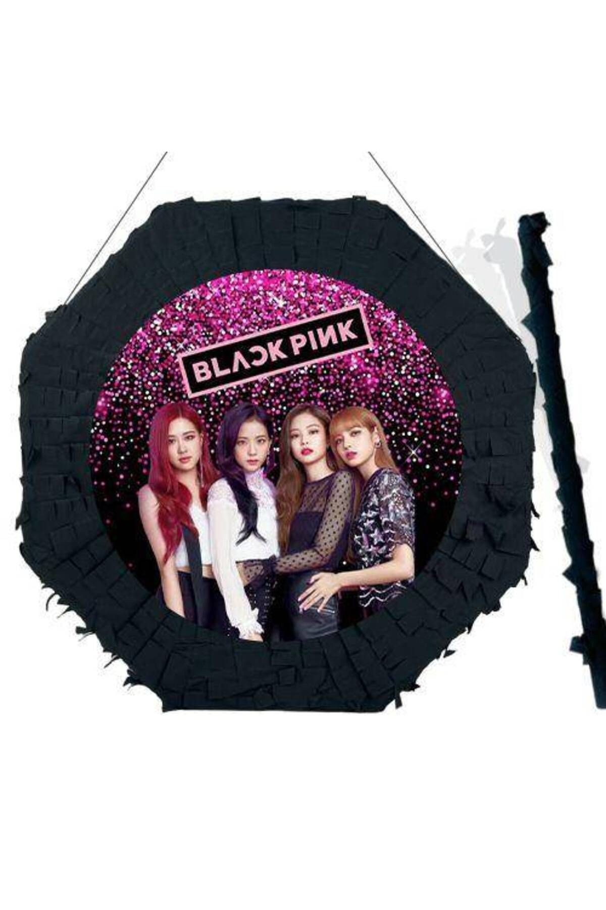 Black Pink Pinyata 42 cm + Sopası