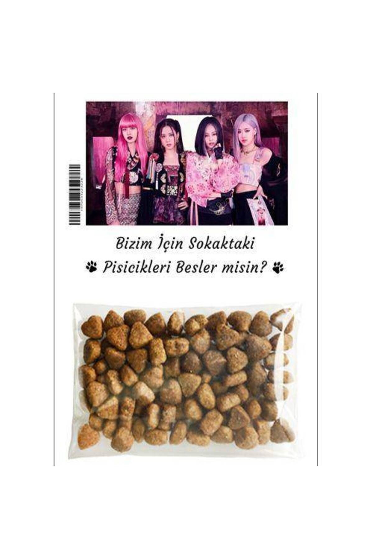 Blackpink Hediyelik Kedi Maması 5 Adet
