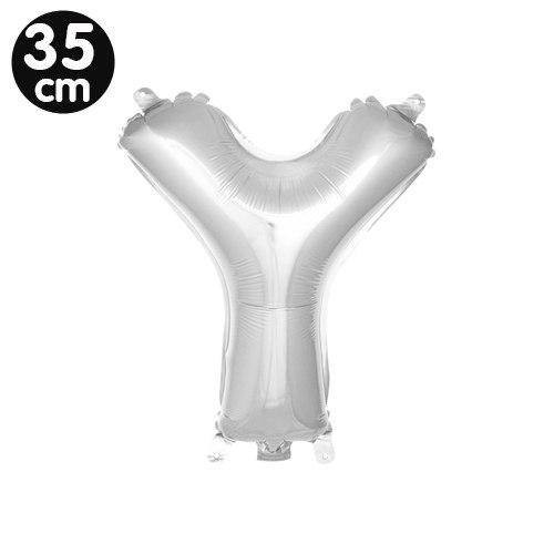 Y - Harf Folyo Balon Gümüş (35 cm)