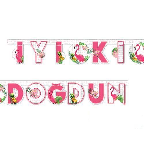Flamingo İyi ki Doğdun Yazısı (2 m.)
