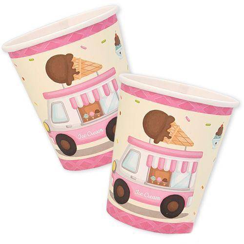 Dondurma Temalı Bardak 8 adet