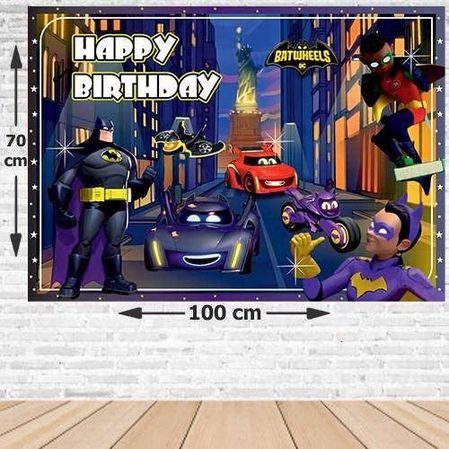 Batwheels Doğum Günü Parti Afişi 70*100  cm