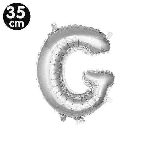 G - Harf Folyo Balon Gümüş (35 cm)