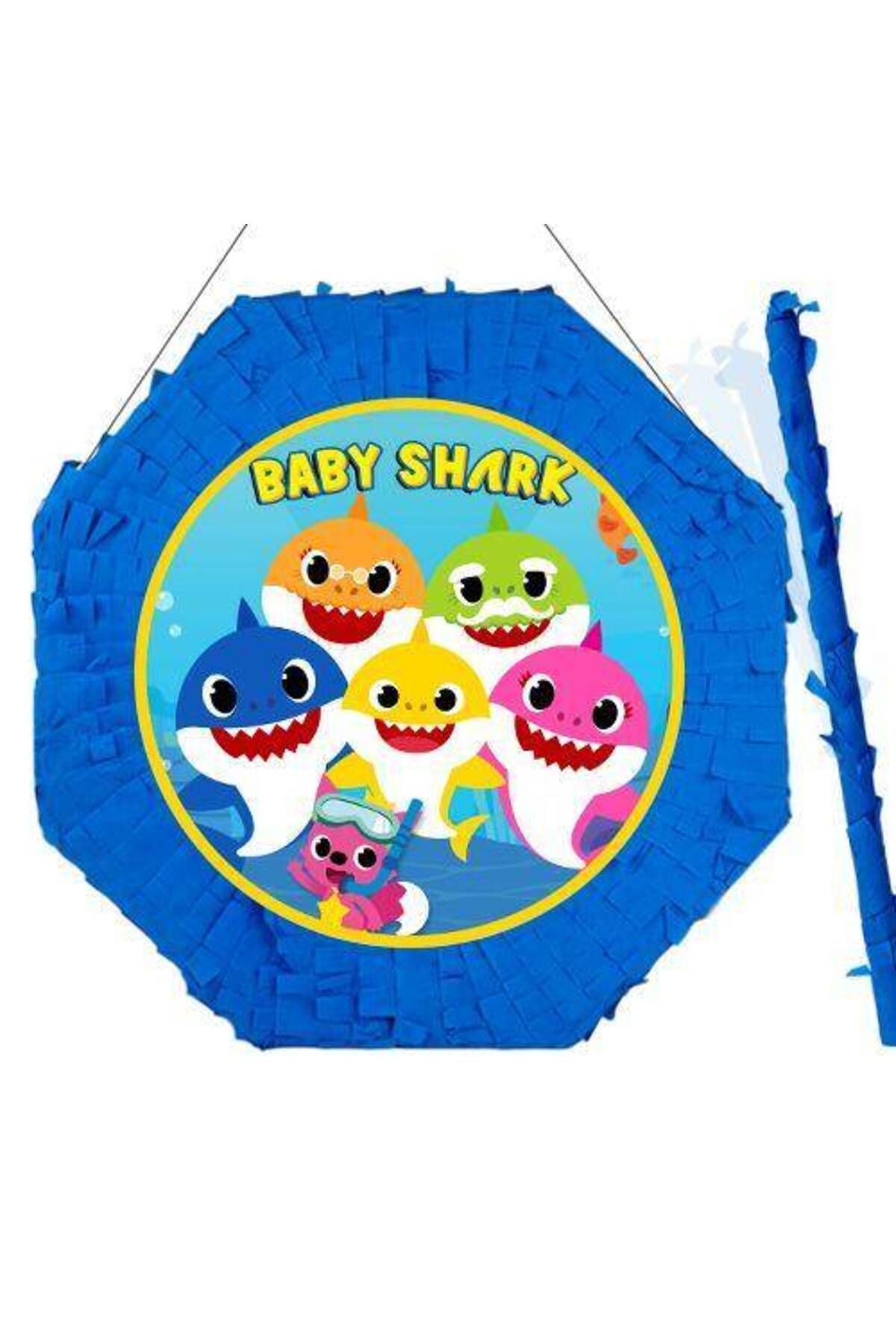 Baby Shark Pinyata 42 cm + Sopası