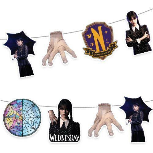 Wednesday Addams Dekoratif Banner 18*150 cm