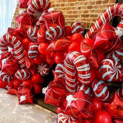 Baston Şeker Folyo Balon 80 cm