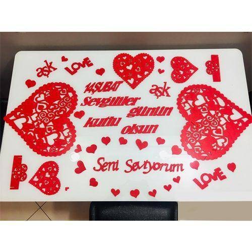 14 Şubat Sevgililer Günü Keçe Set