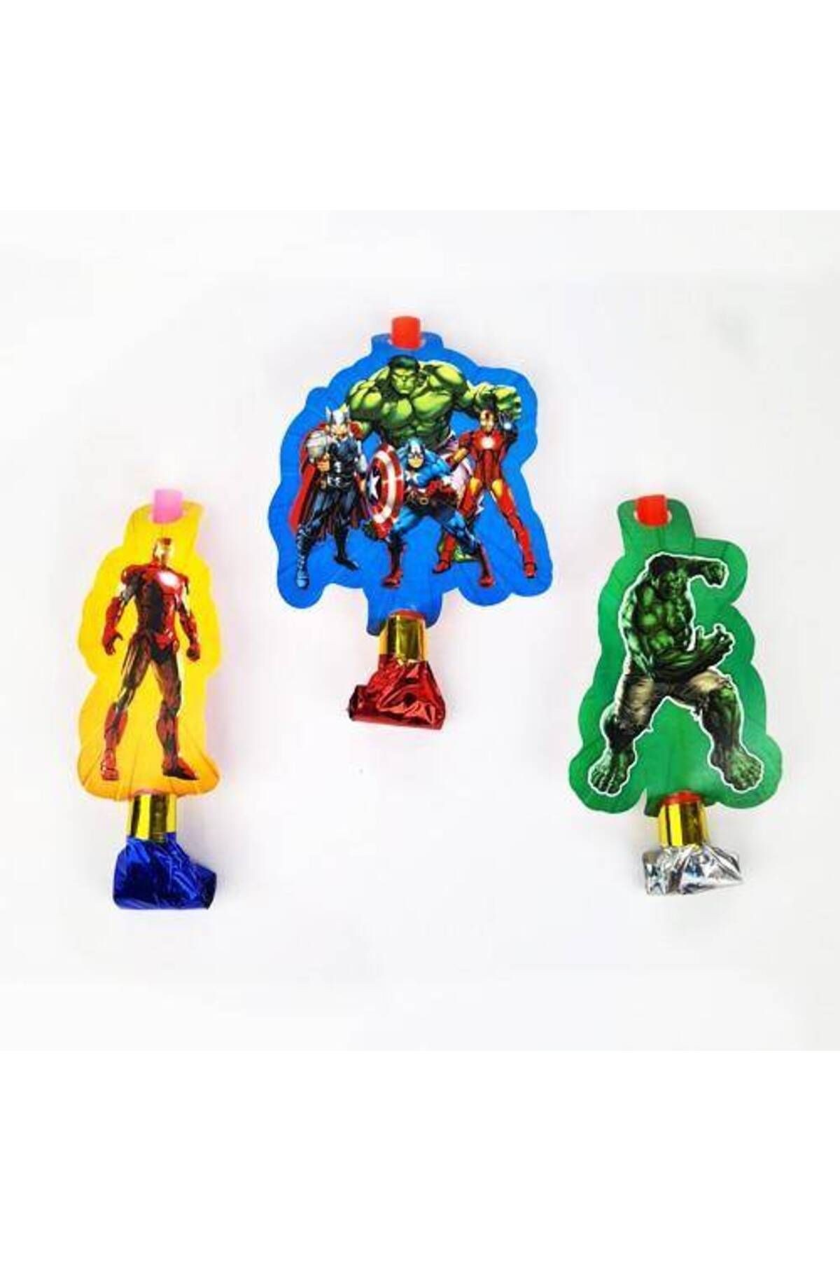 Yenilmezler Avengers Parti Düdüğü (6 ADET)