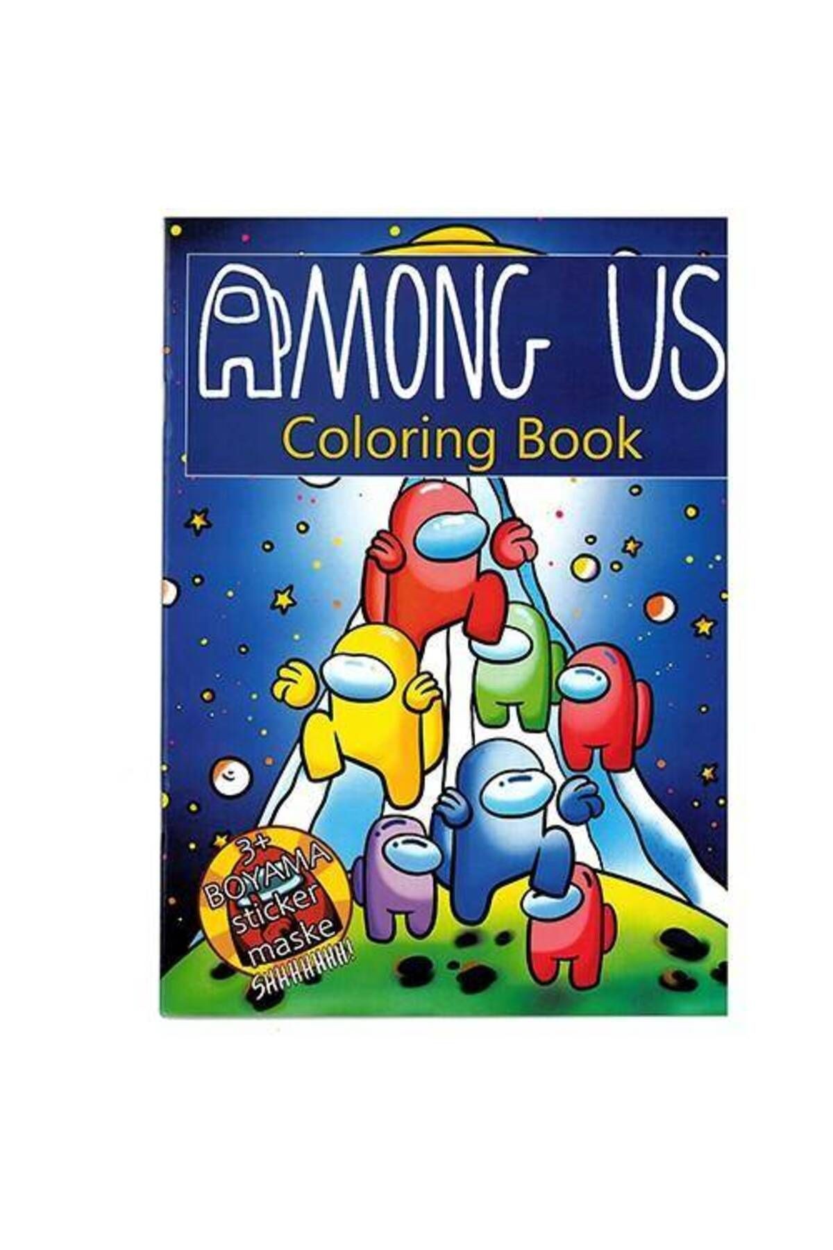 Among Us Boyama Kitabı Stickerlı (16 Sayfa)
