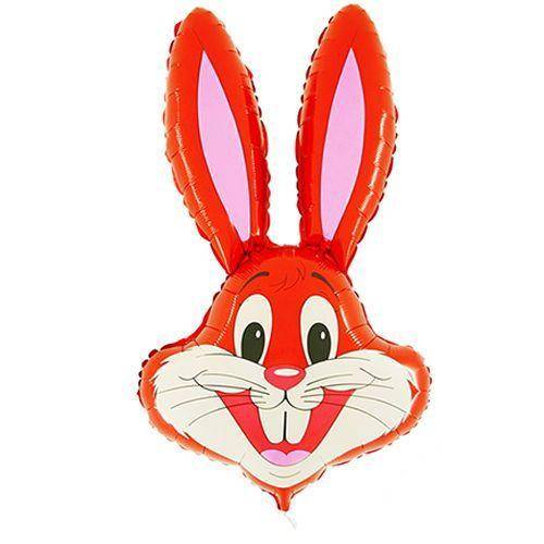 Tavşan Folyo Balon Kırmızı (90 cm)