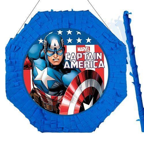 Kaptan Amerika Pinyata + Sopası