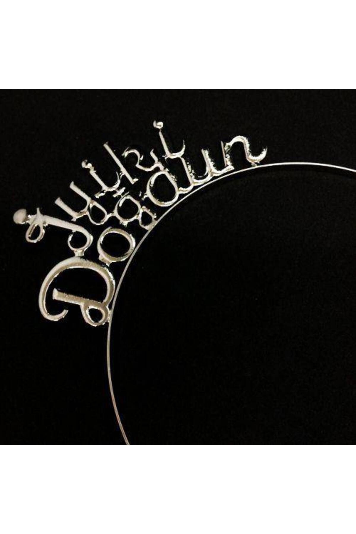 İyi Ki Doğdun Metal Taç Gümüş