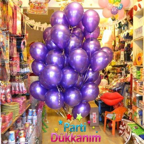 Uçan Balon Mor MAĞAZADAN 35 Adet