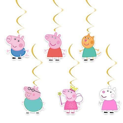 Peppa Pig Asma Süs - 6 Adet
