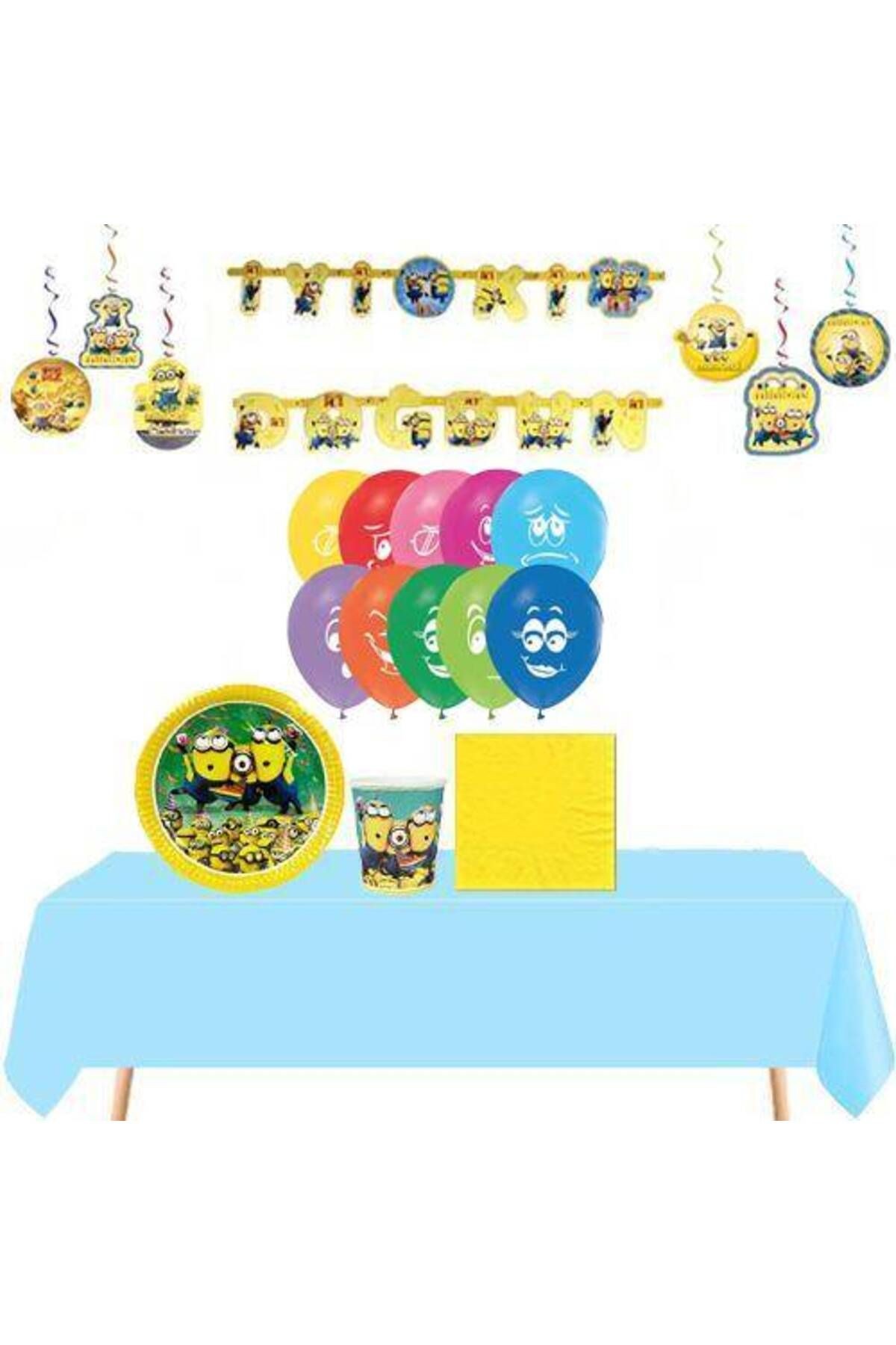 Minions Ekonomik Parti Seti 8 Kişilik
