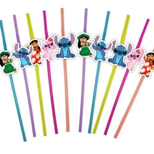 Lilo ve Stitch Artistik Pipet 10 Adet